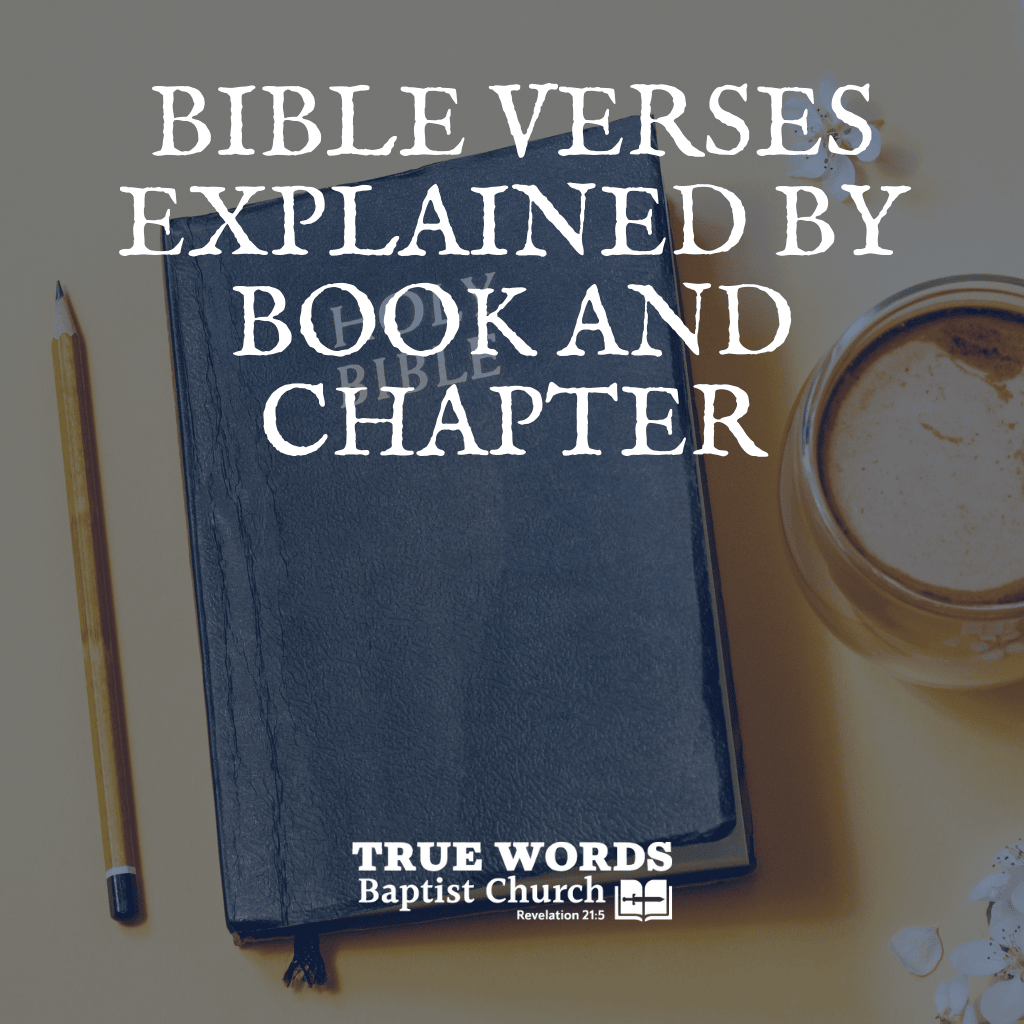 Bible Verses Explained by Book and Chapter