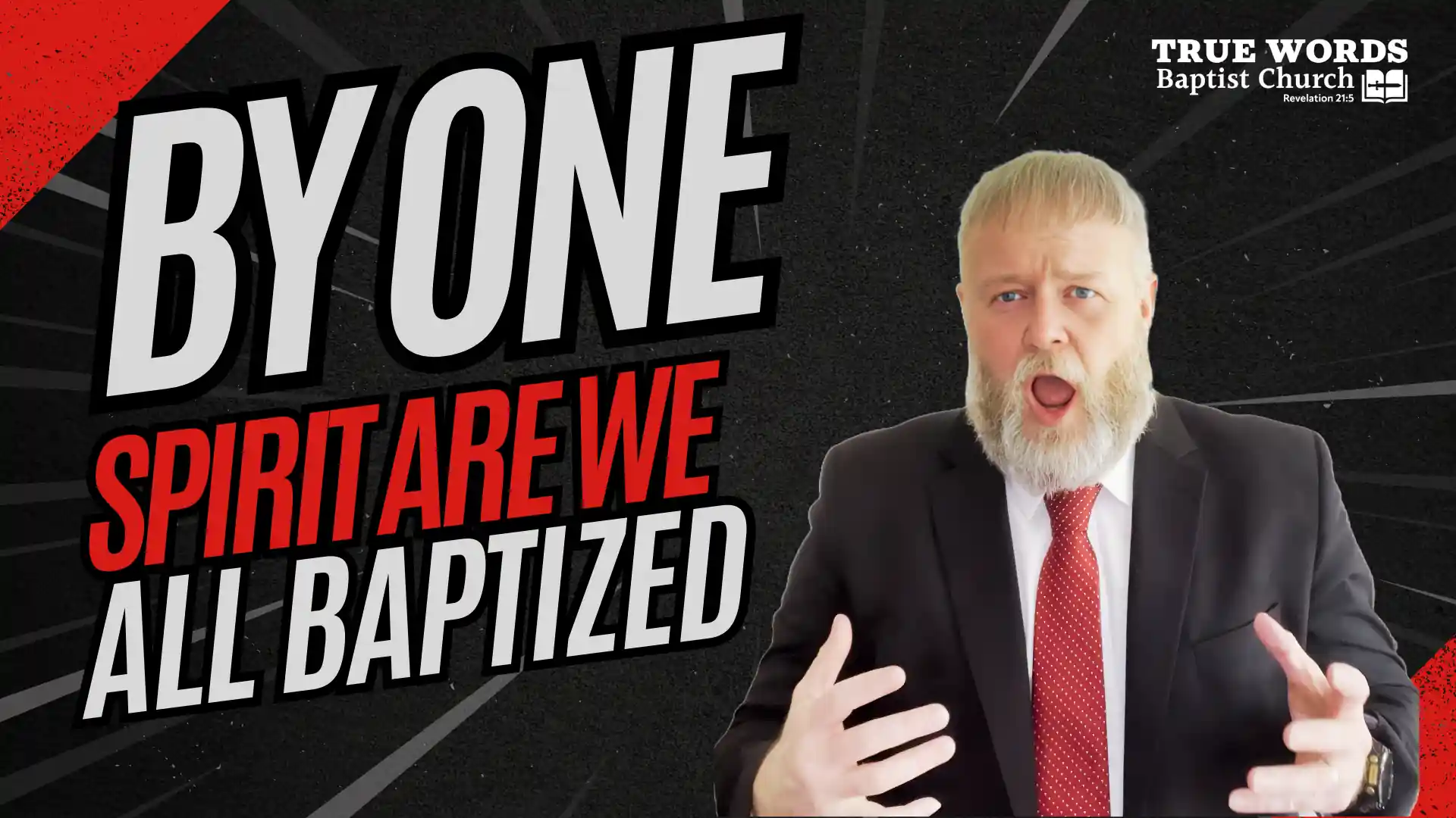 By One Spirit Are We All Baptized