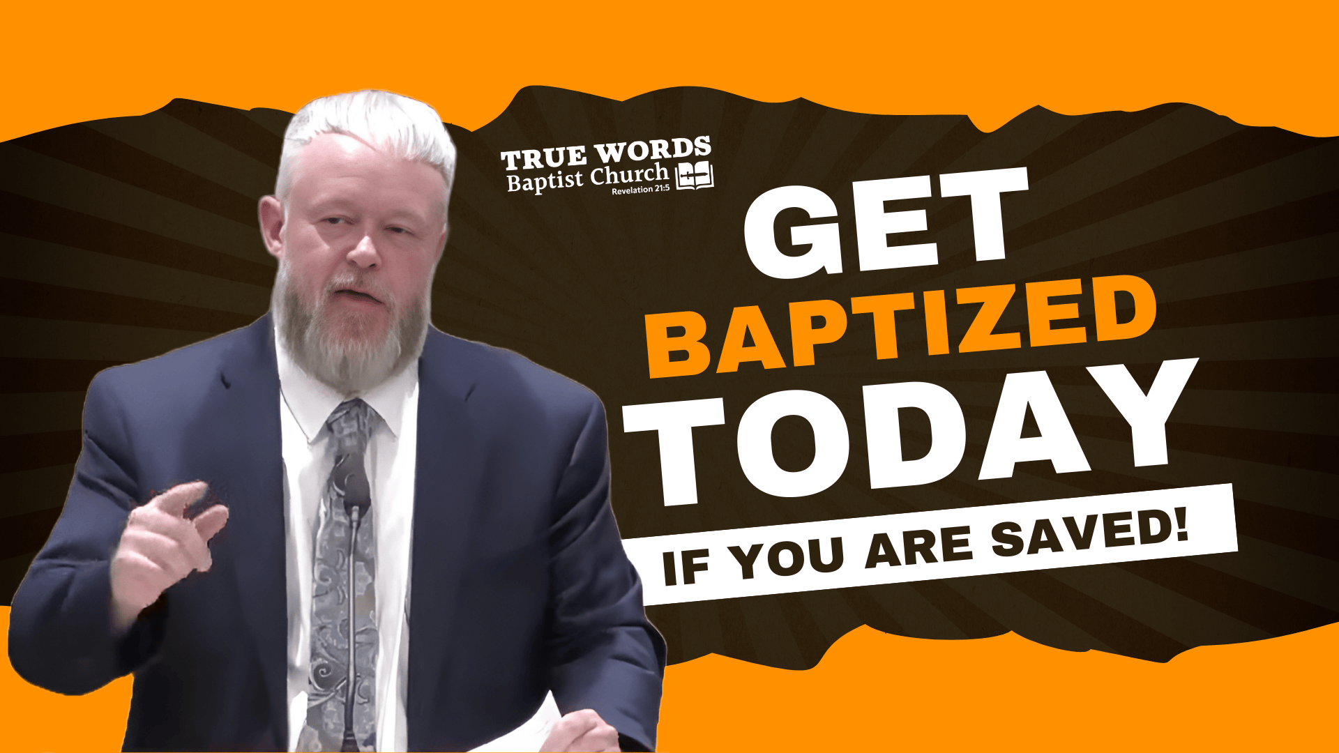 The Laws of thy God:  Get Baptized