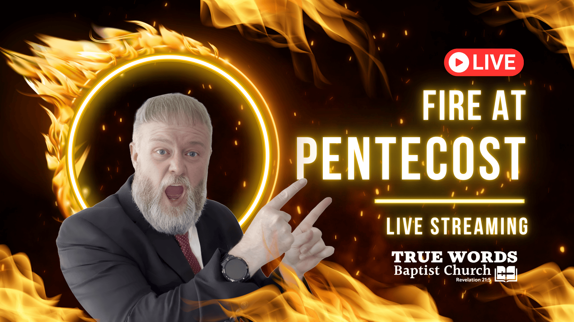 When The Fire Fell At Pentecost