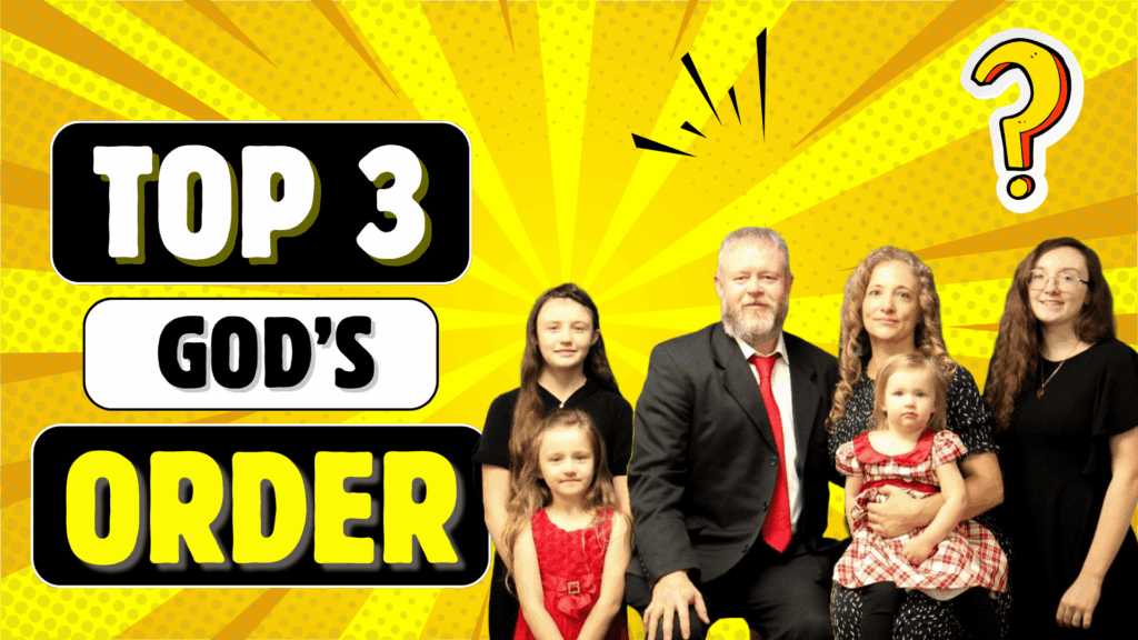 God’s Divine Order for the Christian Home