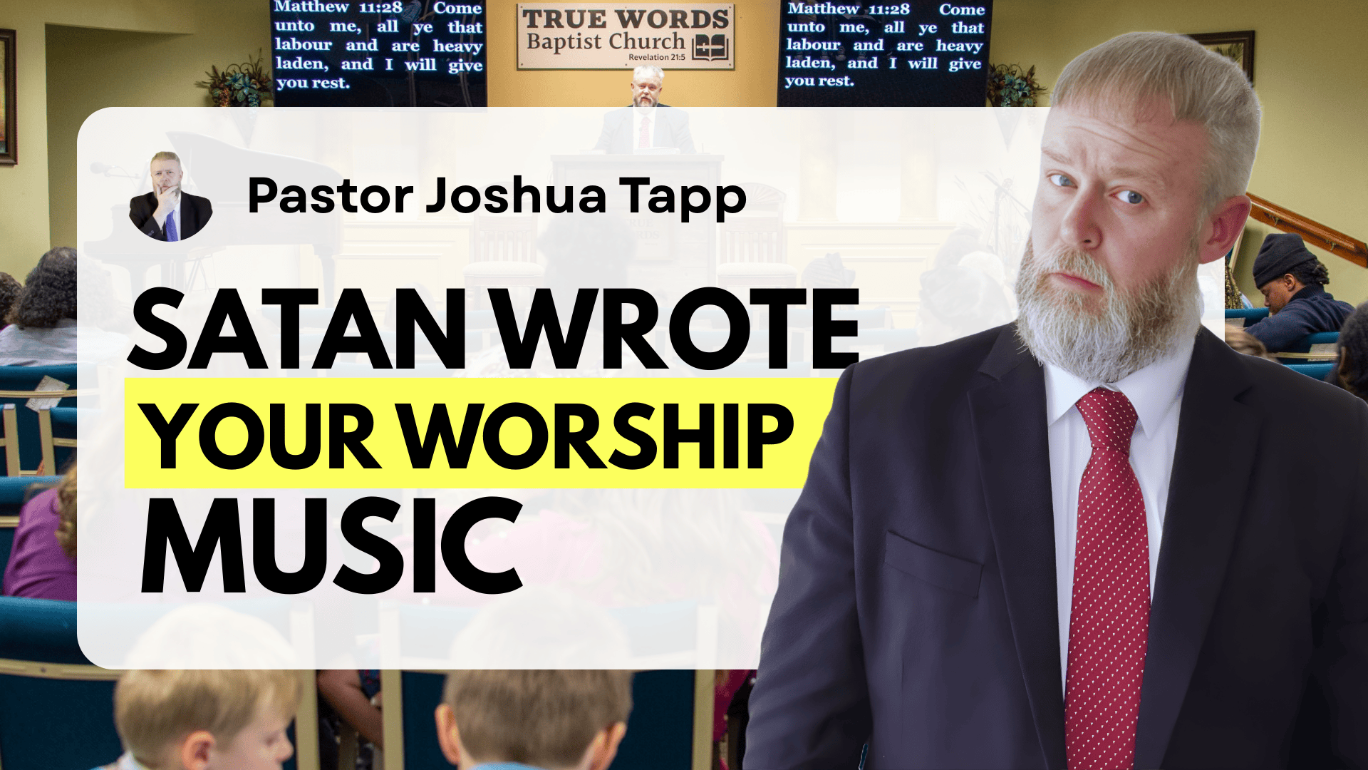 The Devil’s Playlist of Worship Songs