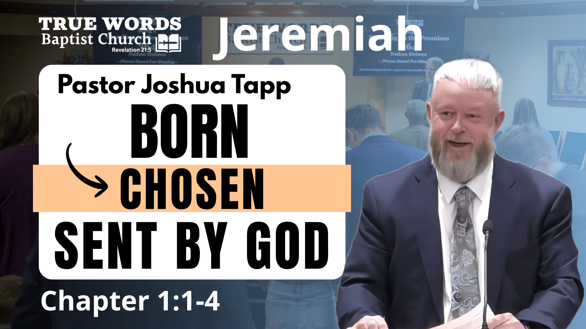 Before You Were Born, I Called You: Jeremiah 1’s Prophetic Assignment