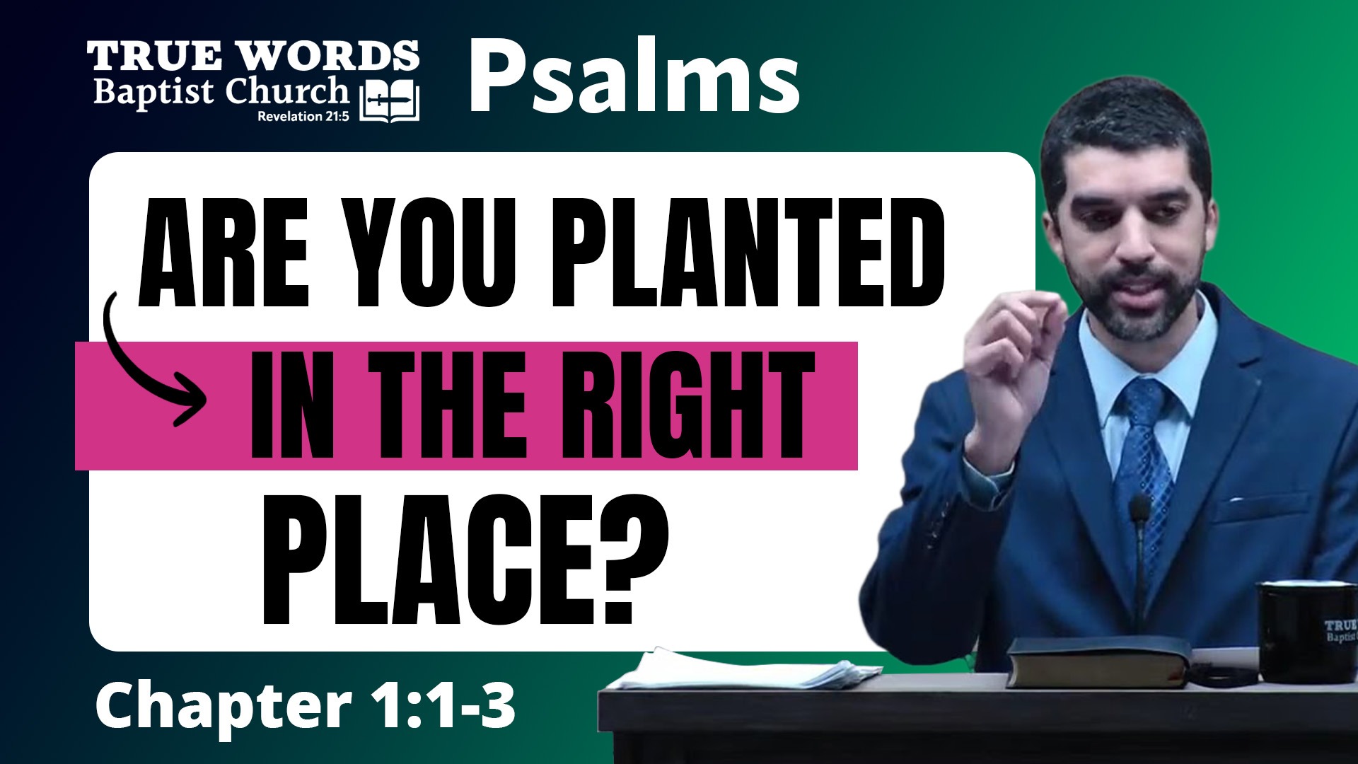 Like a Tree by the River: Psalm 1’s Portrait of the Righteous