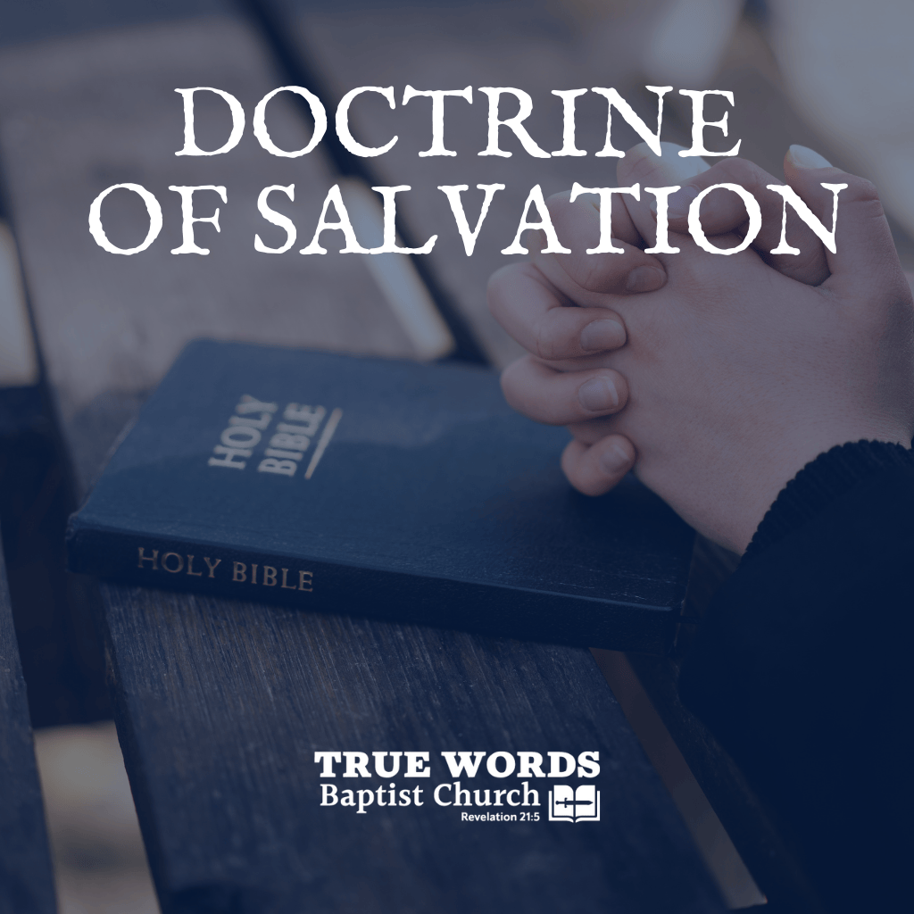 Doctrine of Salvation (KJV Only, No Lordship)